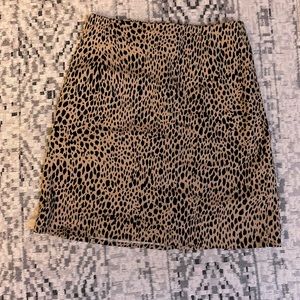 Brandy Melville, cheetah print mini skirt